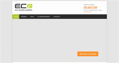 Desktop Screenshot of ecowindowsystem.net