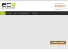 Tablet Screenshot of ecowindowsystem.net